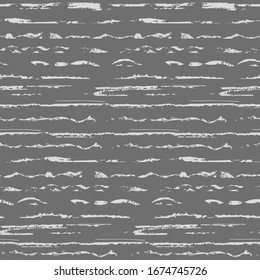 Pincel de vectores de grunge Trazos Fondo de rayas.Patrón abstracto sin fisuras. Líneas claras en un fondo gris.