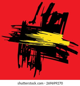 Grunge vector colorful abstract background