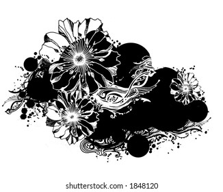 Grunge vector design
