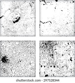 Grunge Vector Distress Textures .
