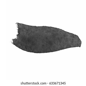 Grunge Vector Distressed Black Modern Textured Dry Brush Stroke