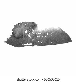 Grunge Vector Distressed Black Modern Textured Dry Brush Stroke