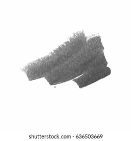 Grunge Vector Distressed Black Modern Textured Dry Brush Stroke