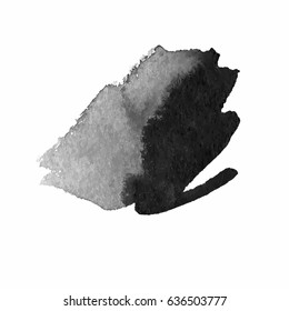 Grunge Vector Distressed Black Modern Textured Dry Brush Stroke