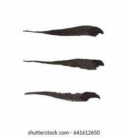 Grunge Vector Distressed Black Modern Textured Dry Brush Stroke
