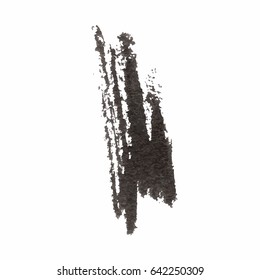 Grunge Vector Distressed Black Modern Textured Dry Brush Stroke