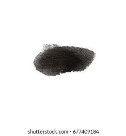 Grunge Vector Distressed Black Modern Textured Dry Brush Stroke