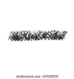 Grunge Vector Distressed Black Modern Textured Dry Brush Stroke