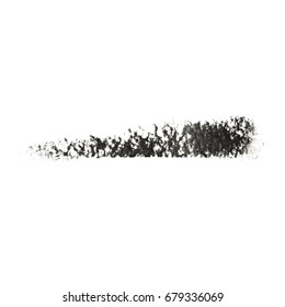 Grunge Vector Distressed Black Modern Textured Dry Brush Stroke