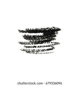 Grunge Vector Distressed Black Modern Textured Dry Brush Stroke