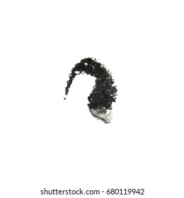 Grunge Vector Distressed Black Modern Textured Dry Brush Stroke