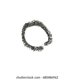 Grunge Vector Distressed Black Modern Textured Dry Brush Stroke