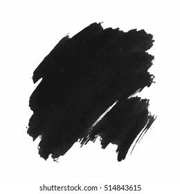 Grunge Vector Distressed Modern Textured Brush Stroke Dry