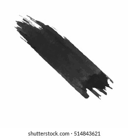 Grunge Vector Distressed Modern Textured Brush Stroke Dry