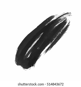 Grunge Vector Distressed Modern Textured Brush Stroke Dry