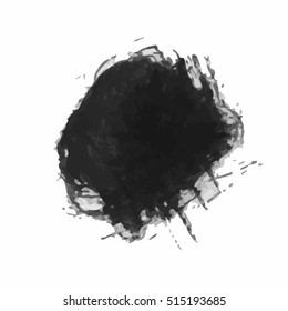 Grunge Vector Distressed Modern Textured Brush Stroke Dry
