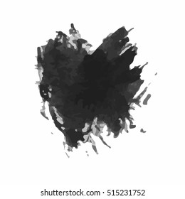 Grunge Vector Distressed Modern Textured Brush Stroke Dry
