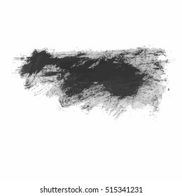 Grunge Vector Distressed Modern Textured Brush Stroke Dry