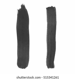 Grunge Vector Distressed Modern Textured Brush Stroke Dry