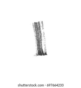 Grunge Vector Distressed Modern Textured Brush Stroke Dry