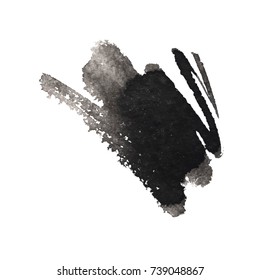 Grunge Vector Distressed Modern Textured Brush Stroke Dry