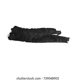 Grunge Vector Distressed Modern Textured Brush Stroke Dry