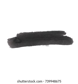 Grunge Vector Distressed Modern Textured Brush Stroke Dry