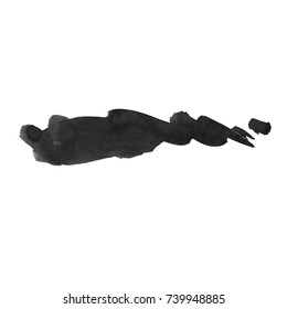 Grunge Vector Distressed Modern Textured Brush Stroke Dry