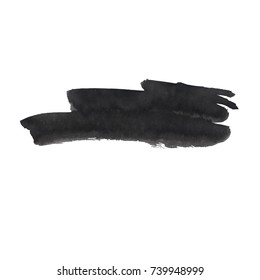 Grunge Vector Distressed Modern Textured Brush Stroke Dry