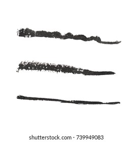 Grunge Vector Distressed Modern Textured Brush Stroke Dry