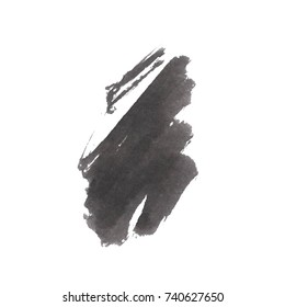 Grunge Vector Distressed Modern Textured Brush Stroke Dry