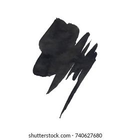 Grunge Vector Distressed Modern Textured Brush Stroke Dry