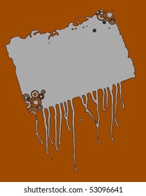 grunge Vector drops-splash