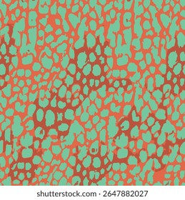 Grunge Vector elegant abstract inverted vivid color sets leopard animal skin cheetah, wild life, fashion, print repeat, naturale textured, fabric seamless pattern, all over print suitable on surface 