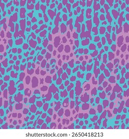 Grunge Vector elegant abstract inverted vivid color sets leopard animal skin cheetah, wild life, fashion, print repeat, naturale textured, fabric seamless pattern, all over print suitable on surface 