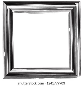 Grunge vector frame