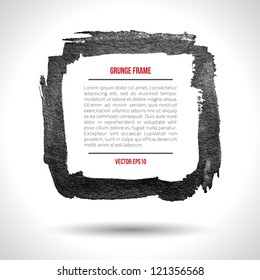 Grunge vector frame. Grunge background. Watercolor background. Retro background. Vintage background. Business background. Abstract background. Hand drawn. Texture background. Abstract shape