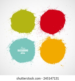 Grunge vector frame. Grunge background. Watercolor background. Retro background. Vintage background. Business background. Abstract background. Hand drawn. Texture background. Abstract round shape