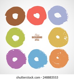 Grunge vector frame. Grunge background. Watercolor background. Retro background. Vintage background. Business background. Abstract background. Hand drawn. Texture background. Abstract round shape