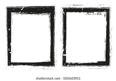 Grunge vector frame.Grunge frame for your image.