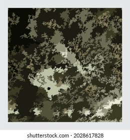 grunge vector illustration camouflage, good to use for pattern or artwork background