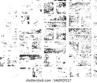 Grunge vector monochrome texture. Abstract is black and white background.