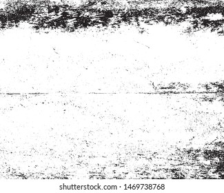 Grunge vector monochrome texture. Abstract is black and white background.