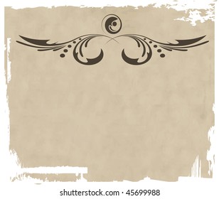 grunge vector ornate and frame