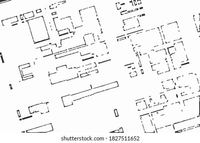 Grunge vector overlay. Black and white rough texture. Monochrome scratched background.
