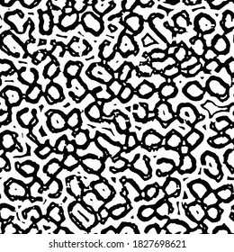 Grunge vector overlay. Black and white rough texture. Monochrome scratched background.
