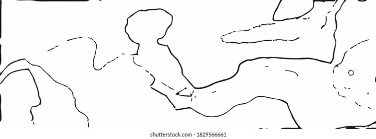 Grunge vector overlay. Black and white rough texture. Monochrome scratched background.