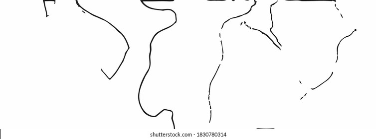 Grunge vector overlay. Black and white rough texture. Monochrome scratched background.