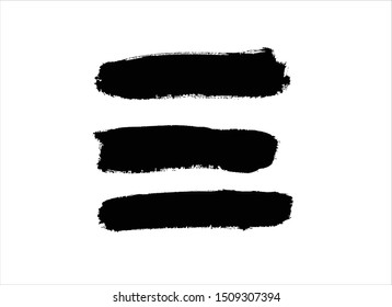 grunge vector paint texture ink brush stroke background.black watercolor 