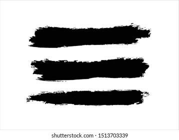 grunge vector paint texture ink brush stroke background.black watercolor
